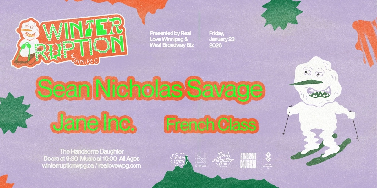 Event image for WTRPTN26 ❄︎ Sean Nicholas Savage w/ Jane Inc., French Class