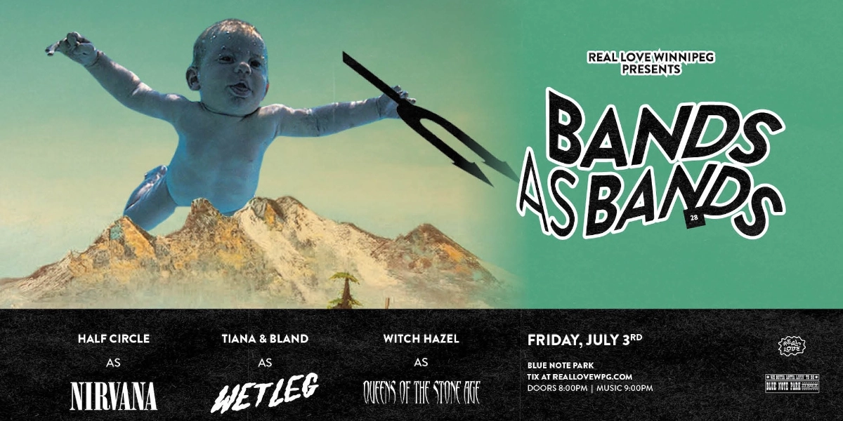 Event image for Bands as Bands 28 w/ Nirvana, Wet Leg & Queens of the Stoneage