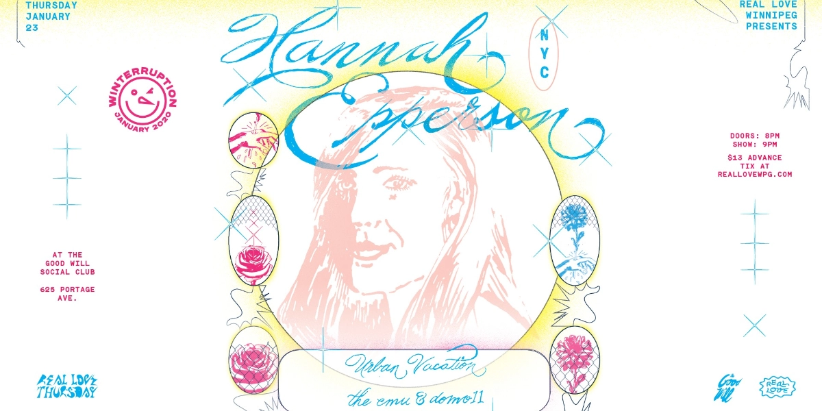 Event image for Winterruption 2020: Hannah Epperson, Urban Vacation, the emu & domo11