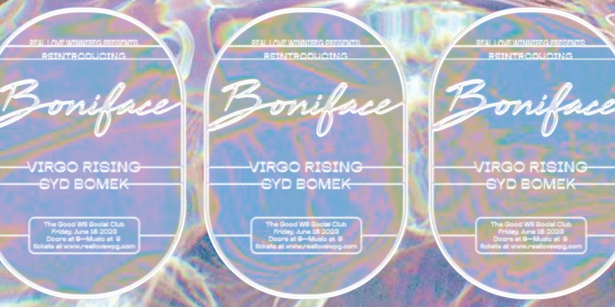 Event image for Reintroducing Boniface with Virgo Rising and Syd Bomek