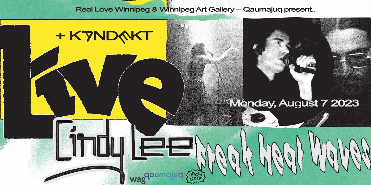 Event image for Cindy Lee & Freak Heat Waves with Kandekt LIVE at The WAG Rooftop