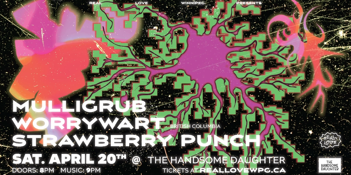Event image for Mulligrub • Worrywart • Strawberry Punch