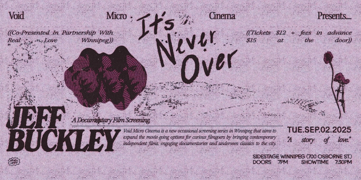 Event image for Film Screening: It’s Never Over, Jeff Buckley