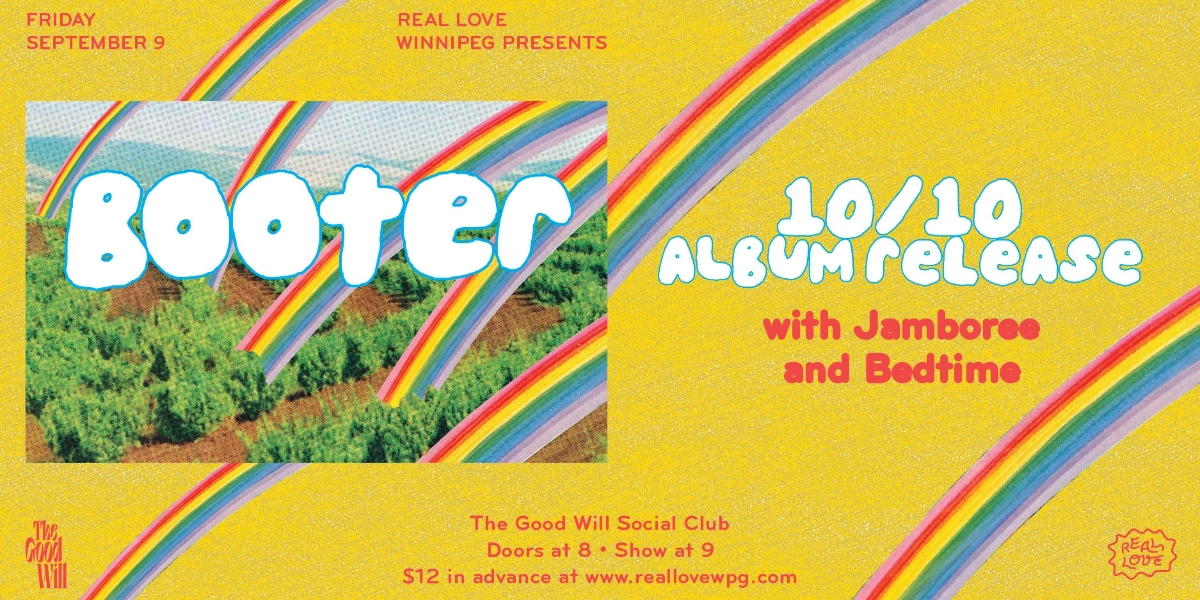 Event image for Booter 10/10 Album Release with Jamboree and Bedtime