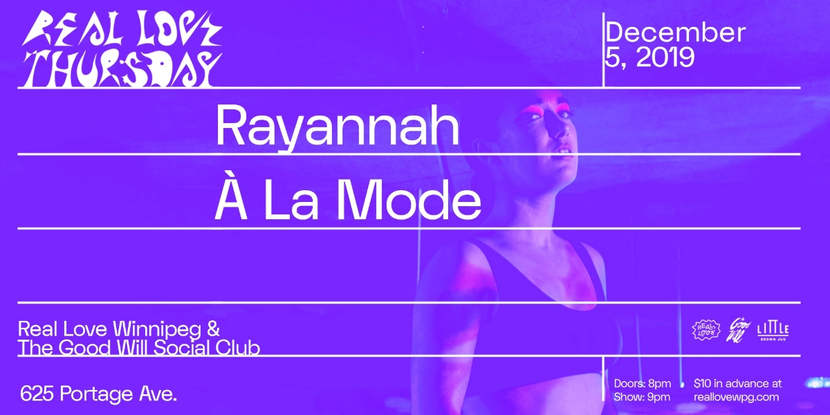 Event image for RLT :: Rayannah ~ A La Mode