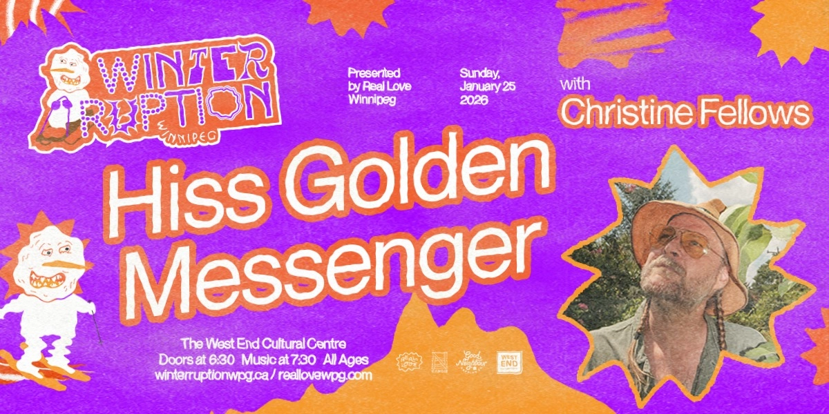 Image d'événement pour WTRPTN26 ❄︎ Hiss Golden Messenger w/ Christine Fellows