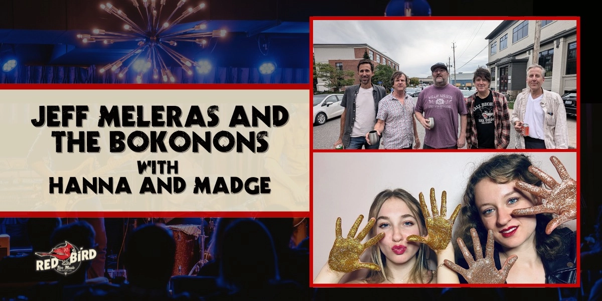 Event image for Jeff Meleras and The Bokonons with Hanna and Madge