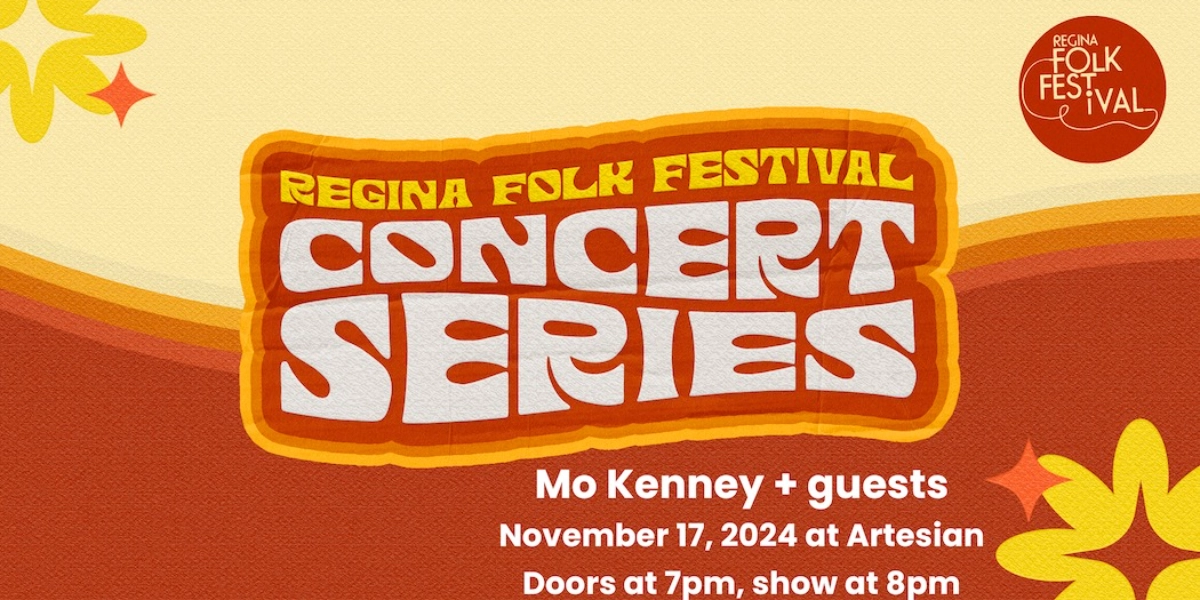 Event image for Regina Folk Festival Presents: MO KENNEY