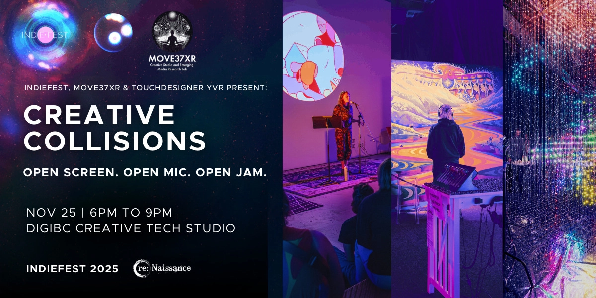 Event image for Creative Collisions: Open Screen. Open Mic. Open Jam