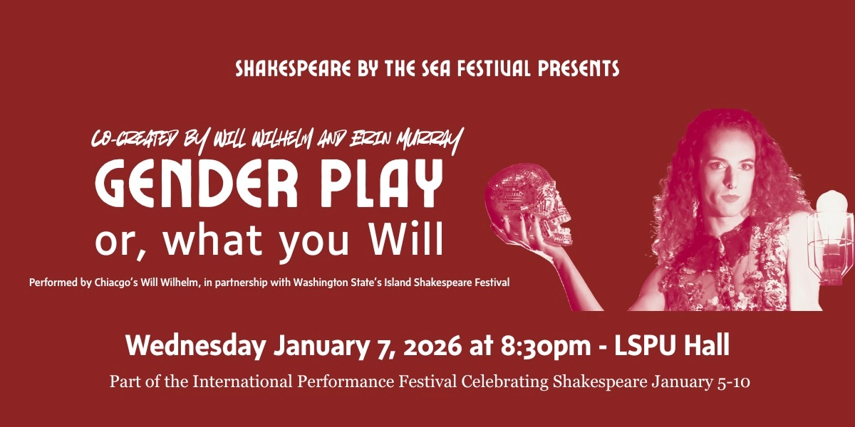 Event image for GENDER PLAY OR, WHAT YOU WILL