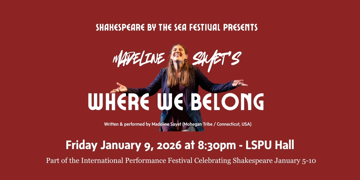 Event image for Madeline Sayet's WHERE WE BELONG