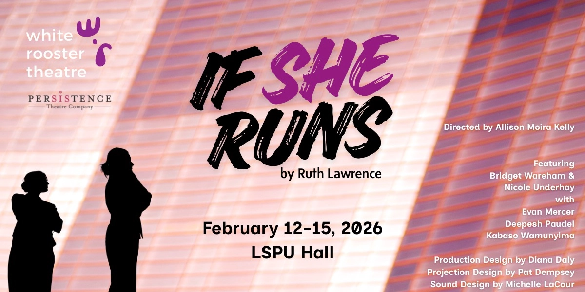 Event image for IF SHE RUNS, by Ruth Lawrence