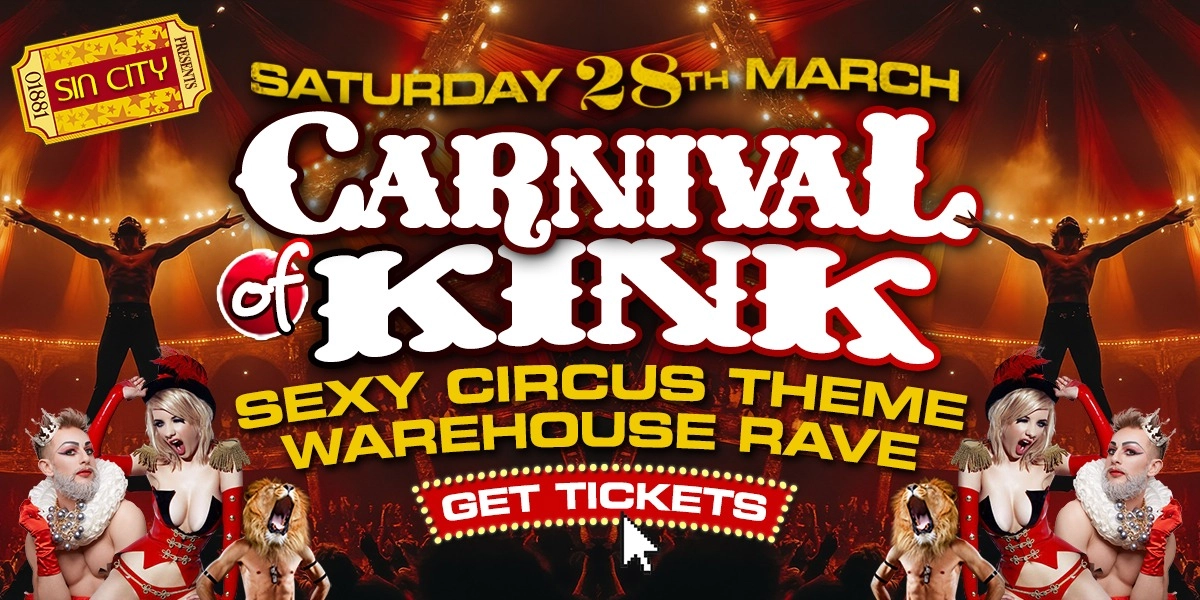 Event image for Sin City - KINKY CARNIVAL RAVE - Get Tickets!