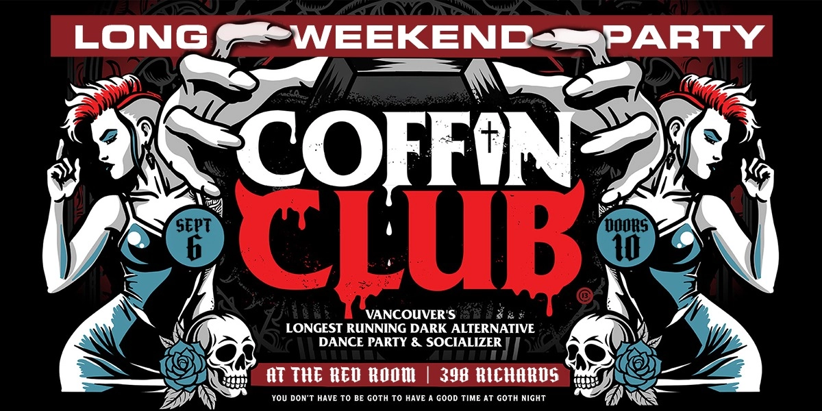 Event image for COFFIN CLUB - Sept 6 @ The Red Room - GET TICKETS