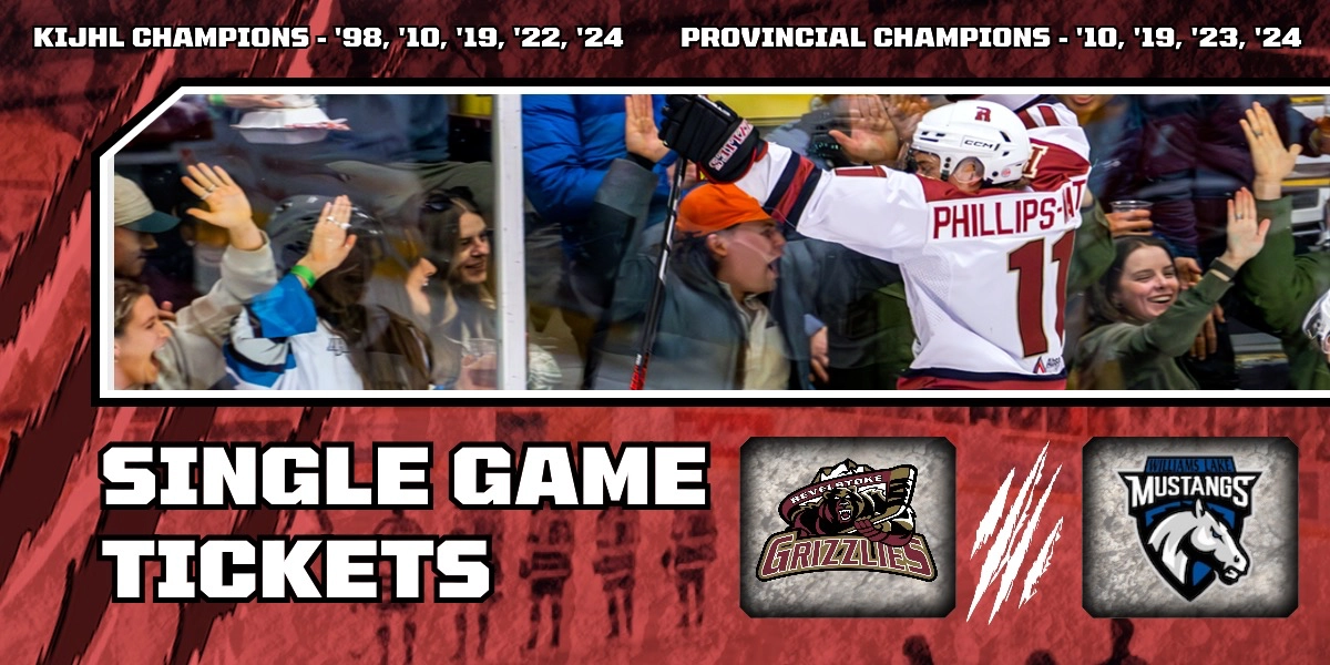 Event image for Revelstoke Grizzlies vs. Williams Lake Mustangs