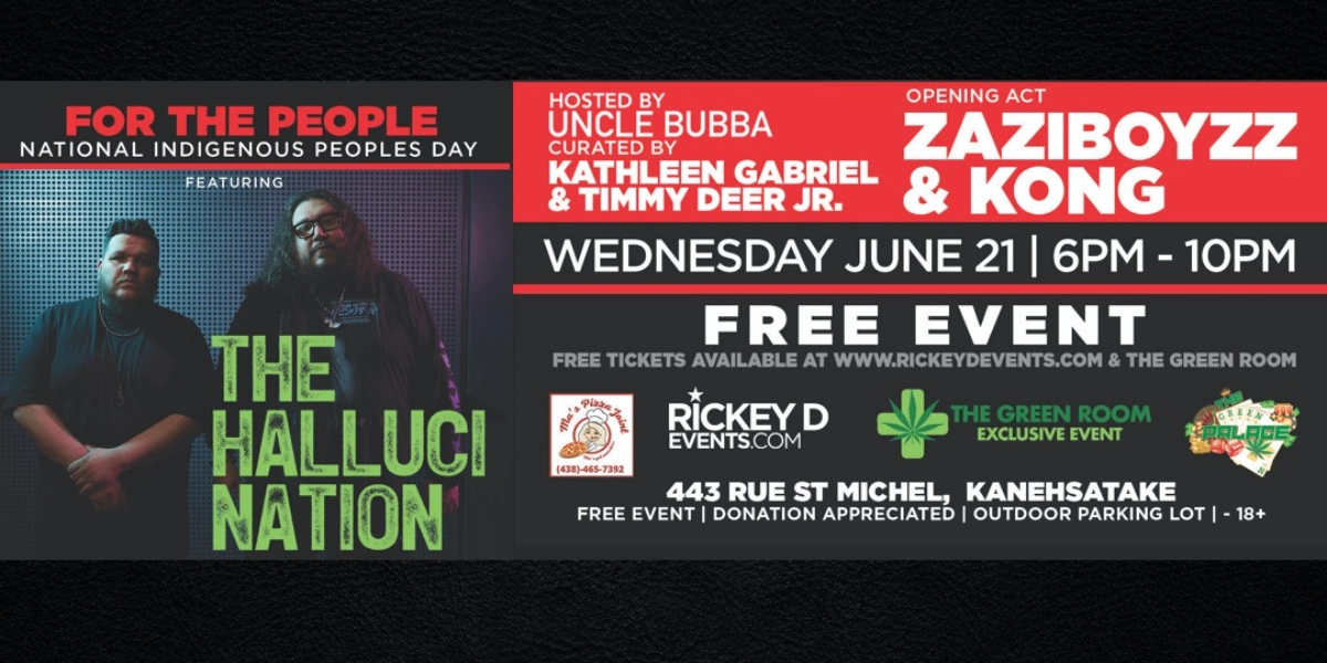 Event image for NATIONAL INDIGENOUS PEOPLES DAY - FOR THE PEOPLE, THE HALLUCI NATION