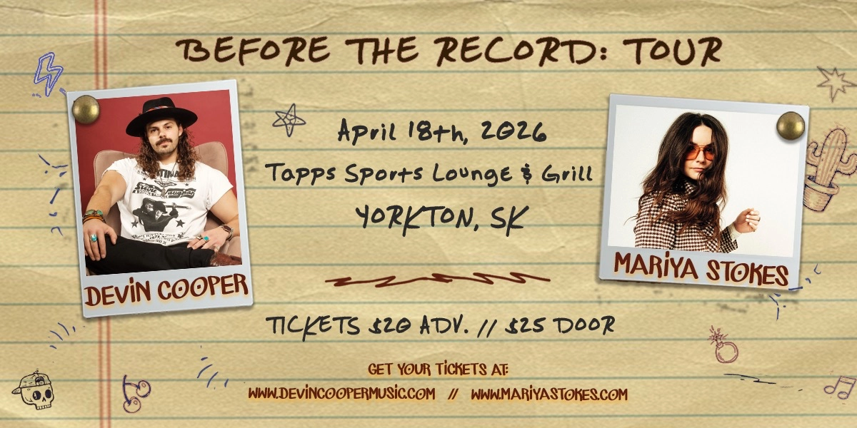 Event image for Devin Cooper & Mariya Stokes | Live at Tapps Sports Lounge & Grill