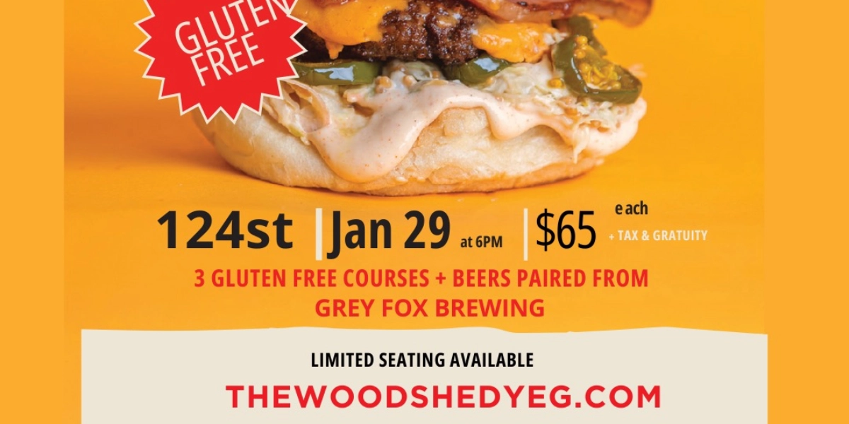 Event image for Gluten Free Beer Dinner w/ Grey Fox Brewing