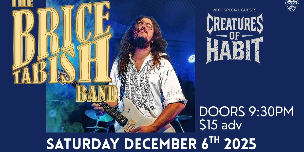 Event image for The Brice Tabish Band With Creatures of Habit