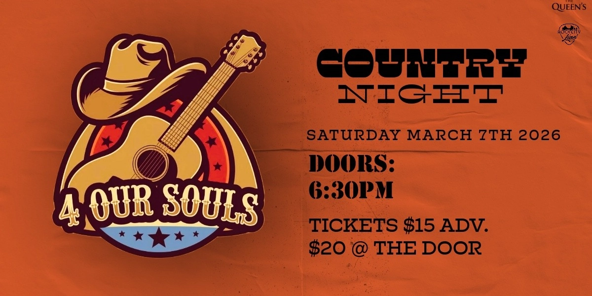 Event image for 4 Our Souls ( Country Band)