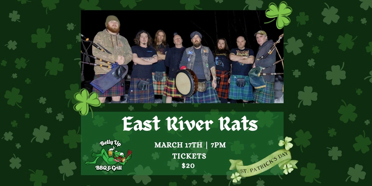 Event image for Belly Up Presents St Paddy's Day with the East River Rats
