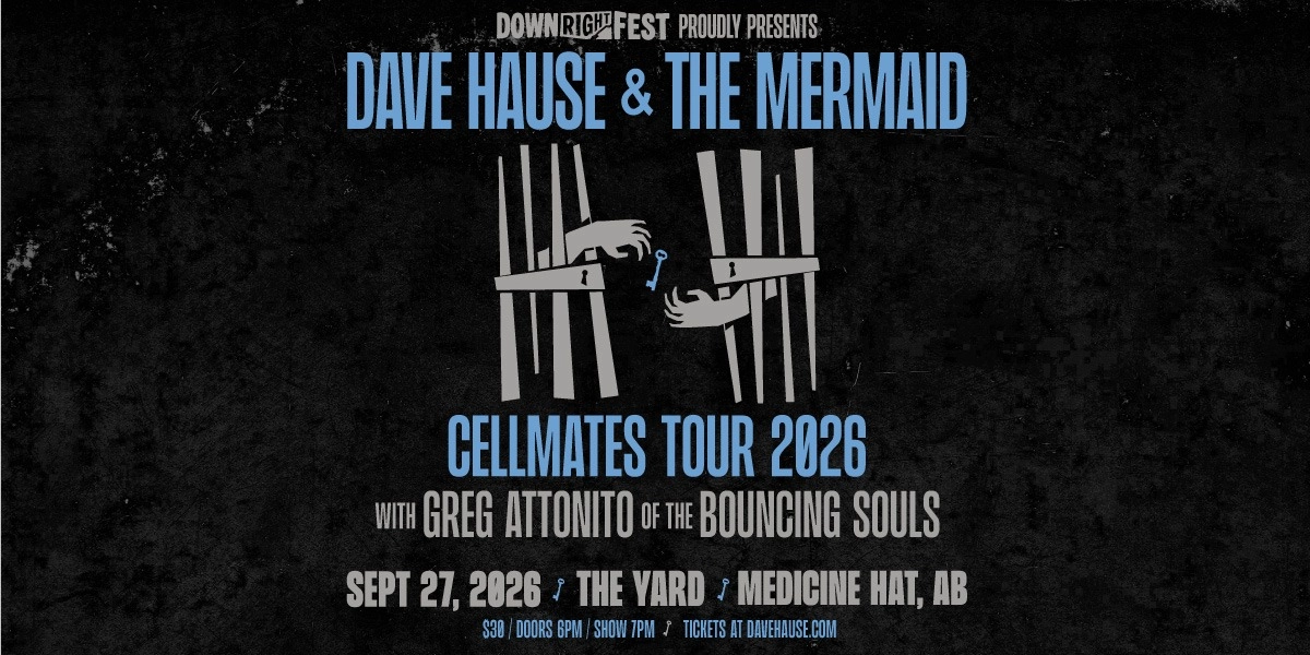 Event image for Down Right Fest presents: Dave Hause & The Mermaid w/ Greg Attonito (Bouncing Souls)