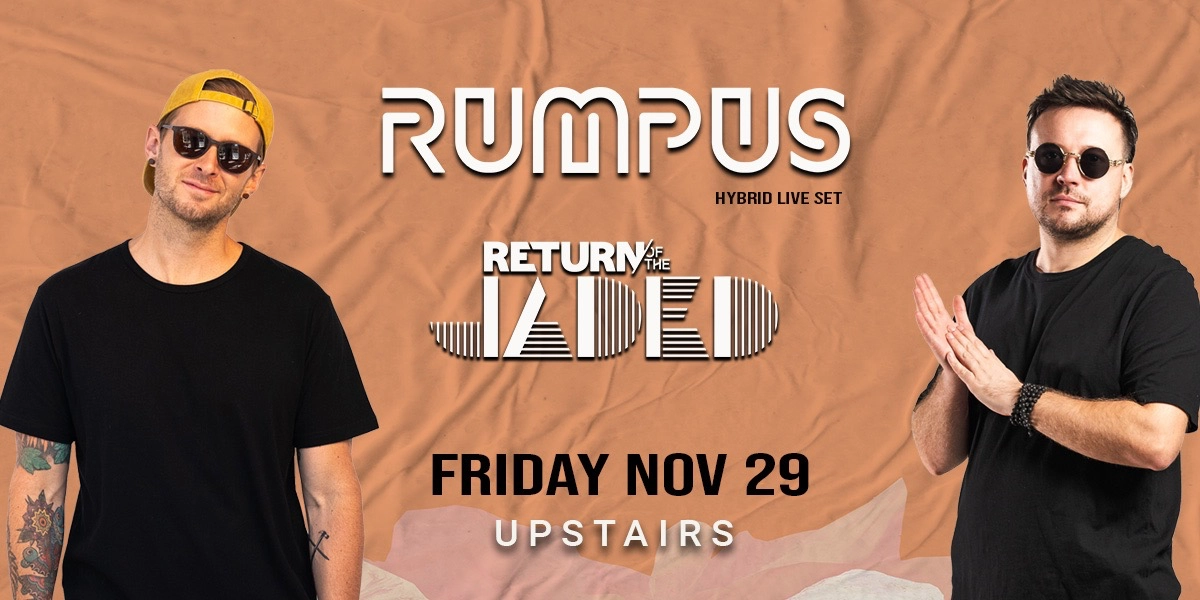 Event image for RUMPUS with Return of the Jaded