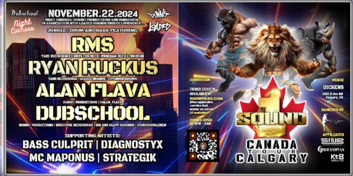 Event image for RunniT + Dubschool Pres: 1 SOUND TOUR W/ RMS + RYAN RUCKUS