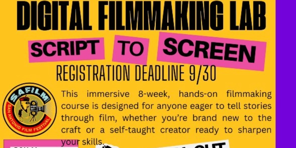 Event image for Digital Filmmaking Lab: Script to Screen