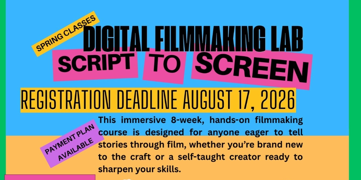 Event image for Digital Filmmaking Lab: Script to Screen