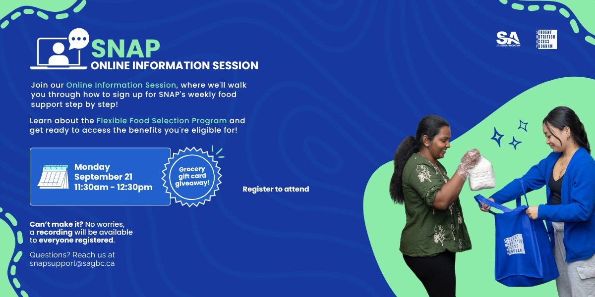 Event image for SNAP Virtual Information Session