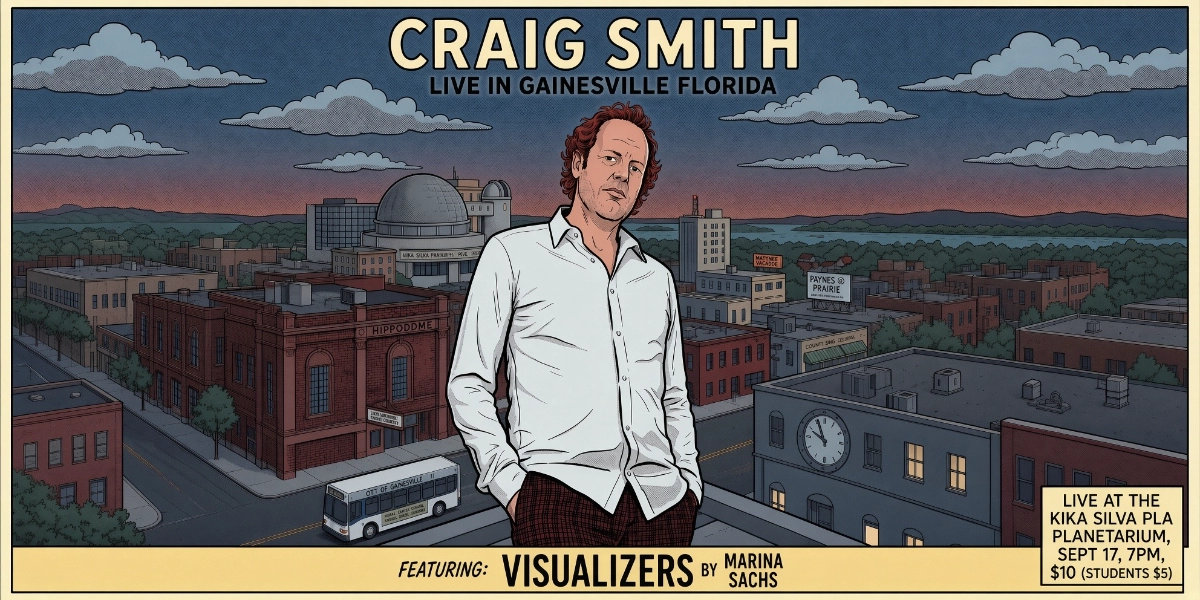 Event image for CRAIG SMITH Live in the Planetarium w/ Visualizers by Marina Sachs