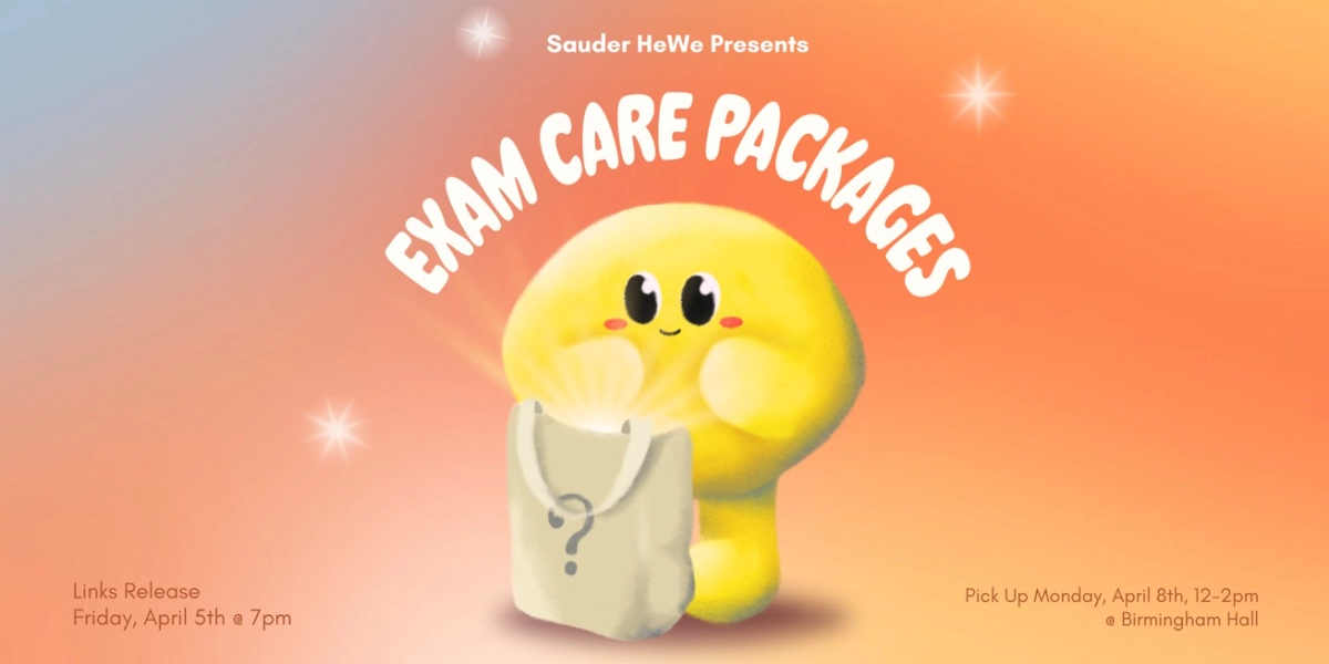 Event image for Exam Care Package (12:00pm - 2:00pm)