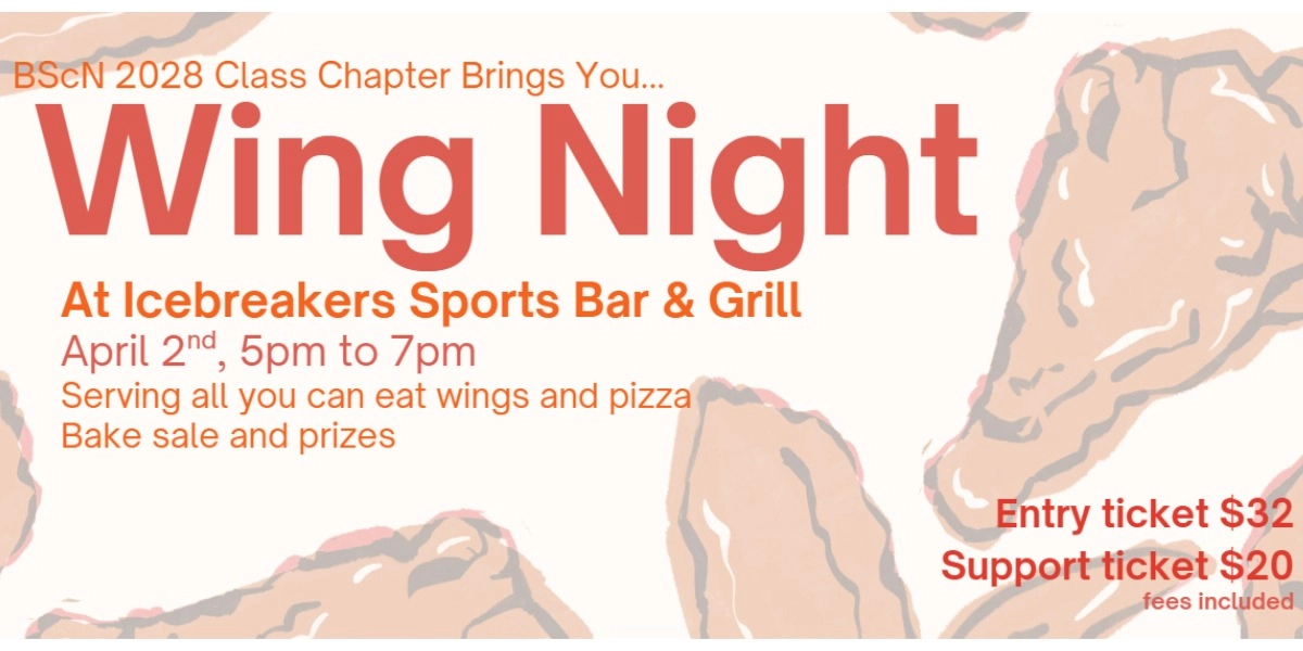 Event image for BScN28 Wing Night Fundraiser