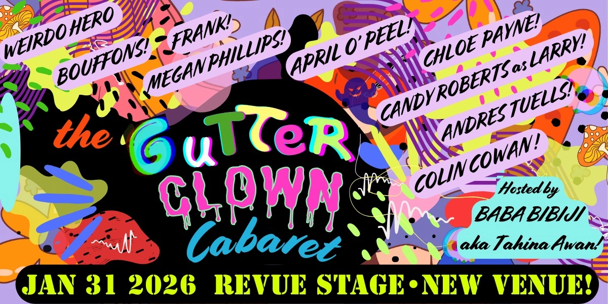 Event image for GutterClown Cabaret JAN2026