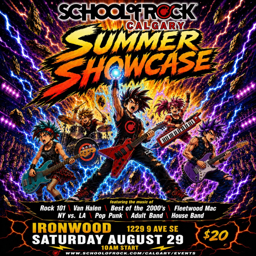 Event image for School of Rock Calgary 2026 Summer Showcase