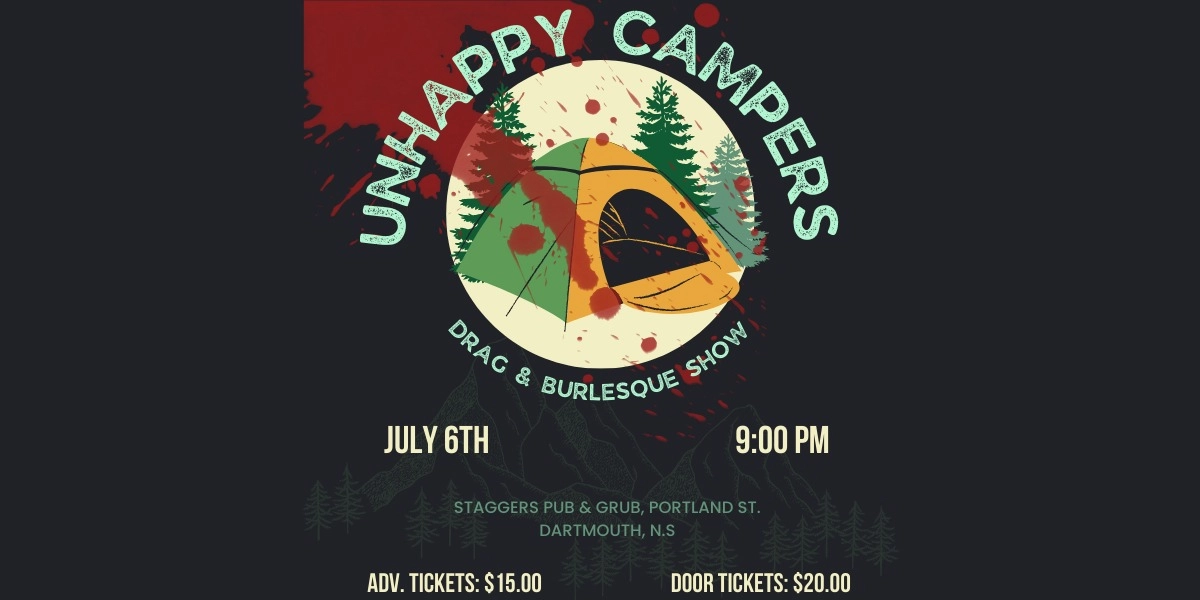 Event image for Unhappy Campers: A Drag & Burlesque Show