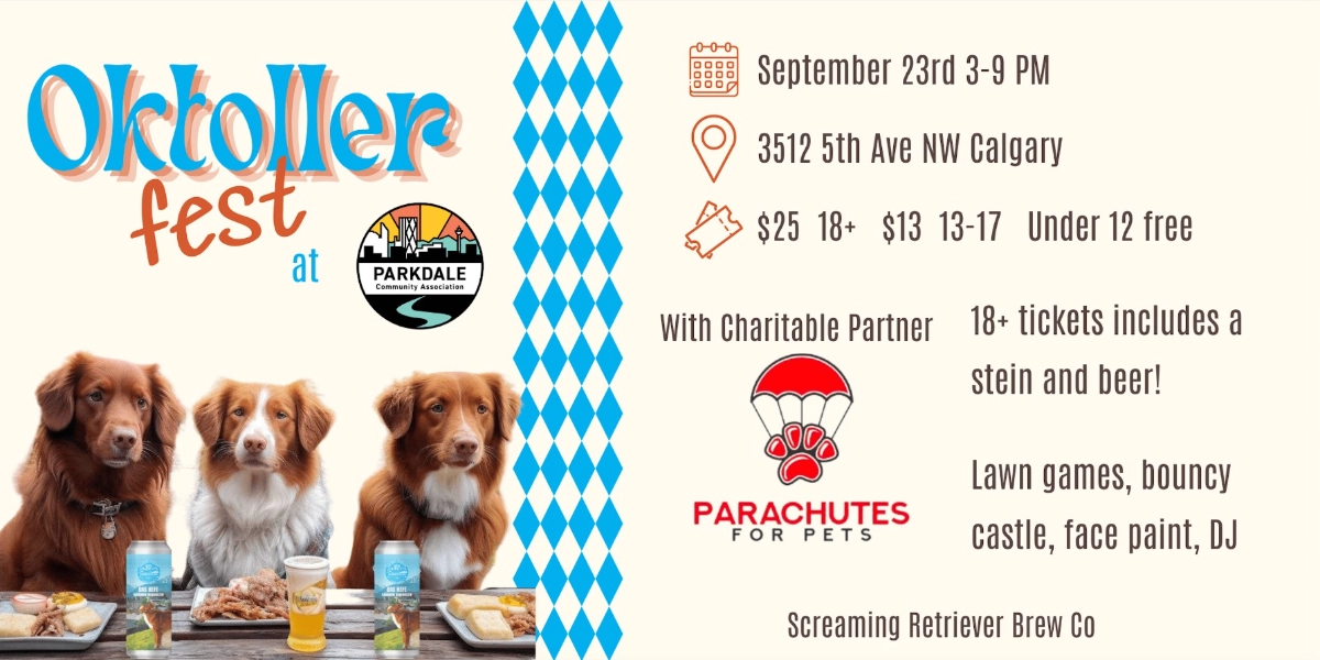 Event image for 3rd Annual Oktollerfest. Dog and Family Friendly!