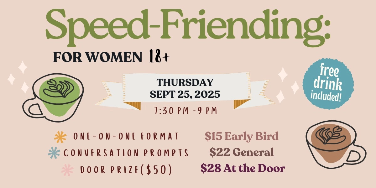 Event image for Speed Friending: One-On-One