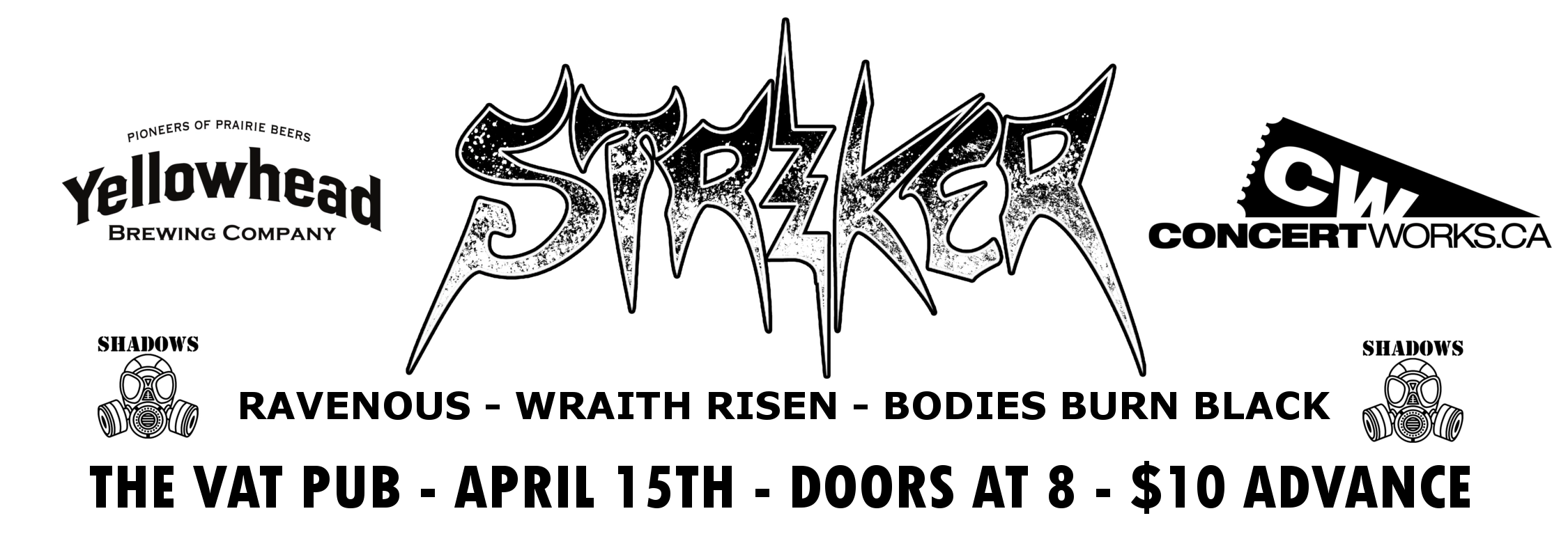 Event image for Striker, Ravenous, and Guests