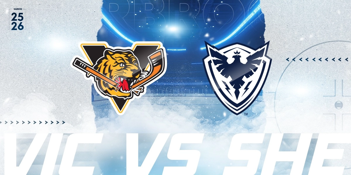 Image d'événement pour 20 septembre 2025 - Tigres de Victoriaville vs Phoenix de Sherbrooke