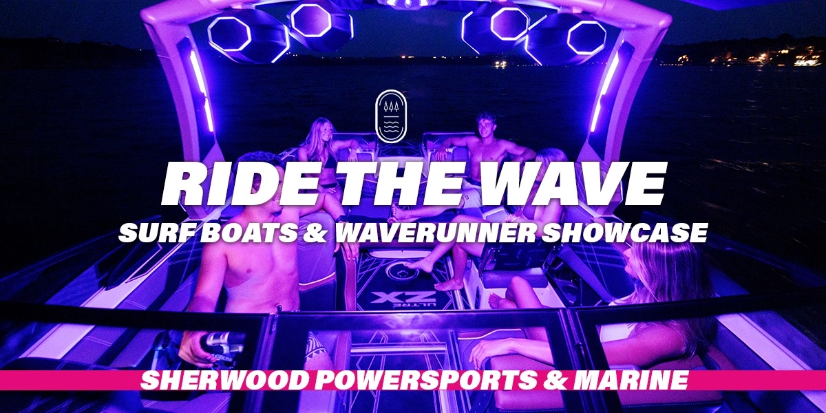 Event image for 2026 Sherwood Powersports & Marine Spring Showcase - Ride the Wave Weekend