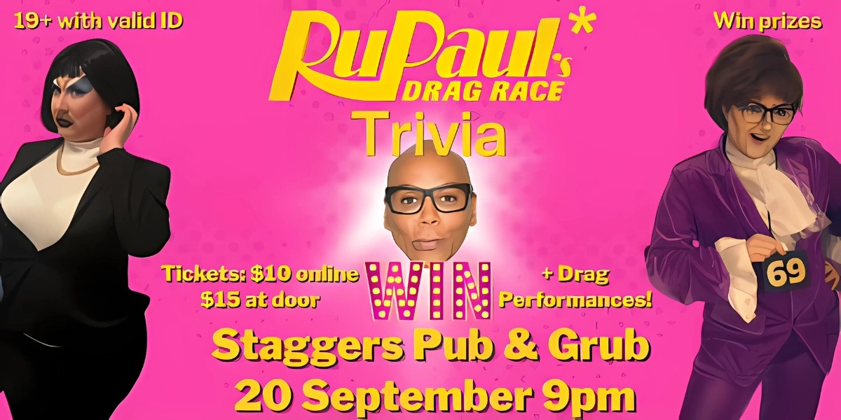 Event image for RuPaul's Drag Race Trivia