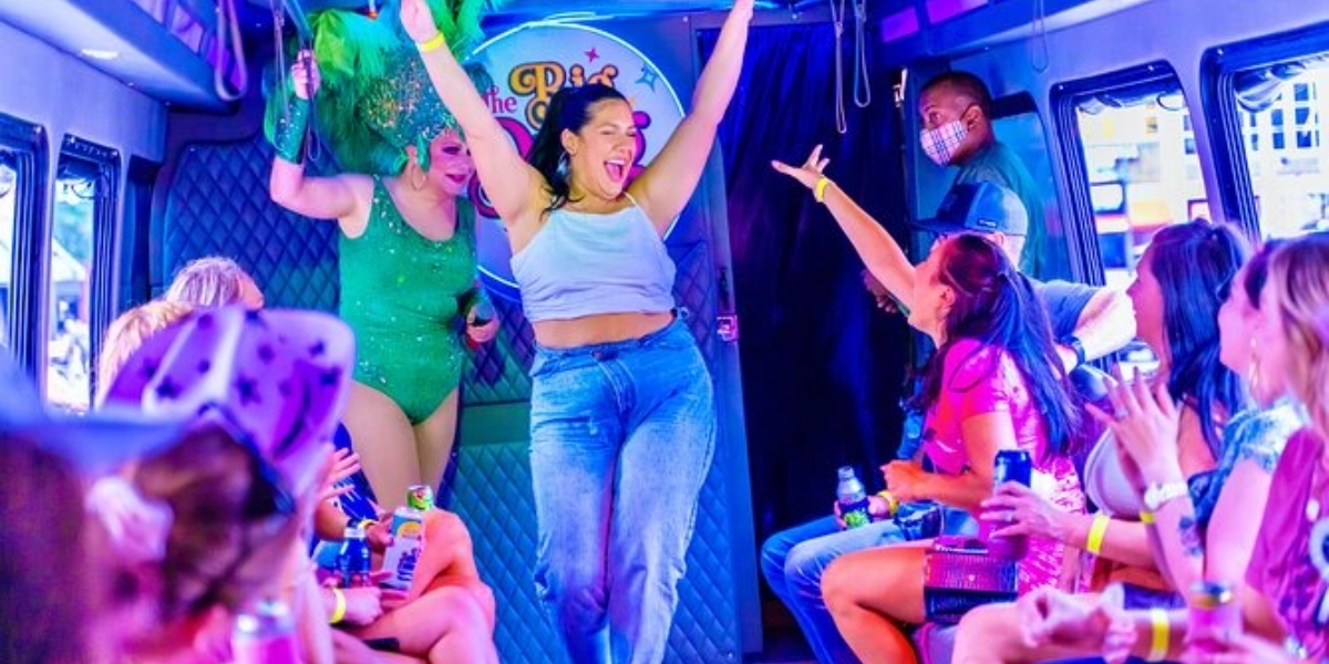Event image for Nashville Party Bus with Drag Queen Hosts & Live Performances