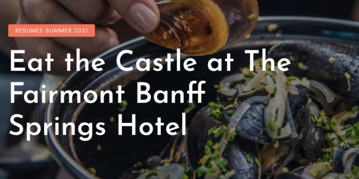 Event image for "Eat the Castle" at the Fairmont Banff Springs