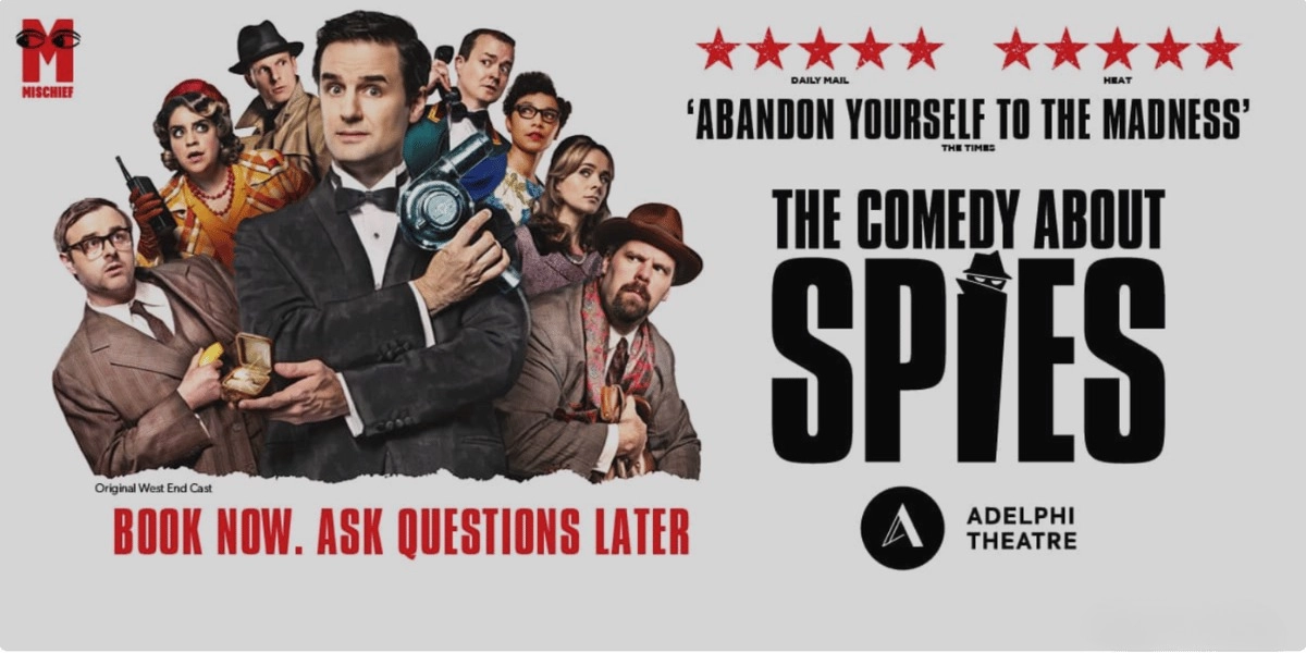 Event image for The Comedy About Spies at Adelphi Theatre