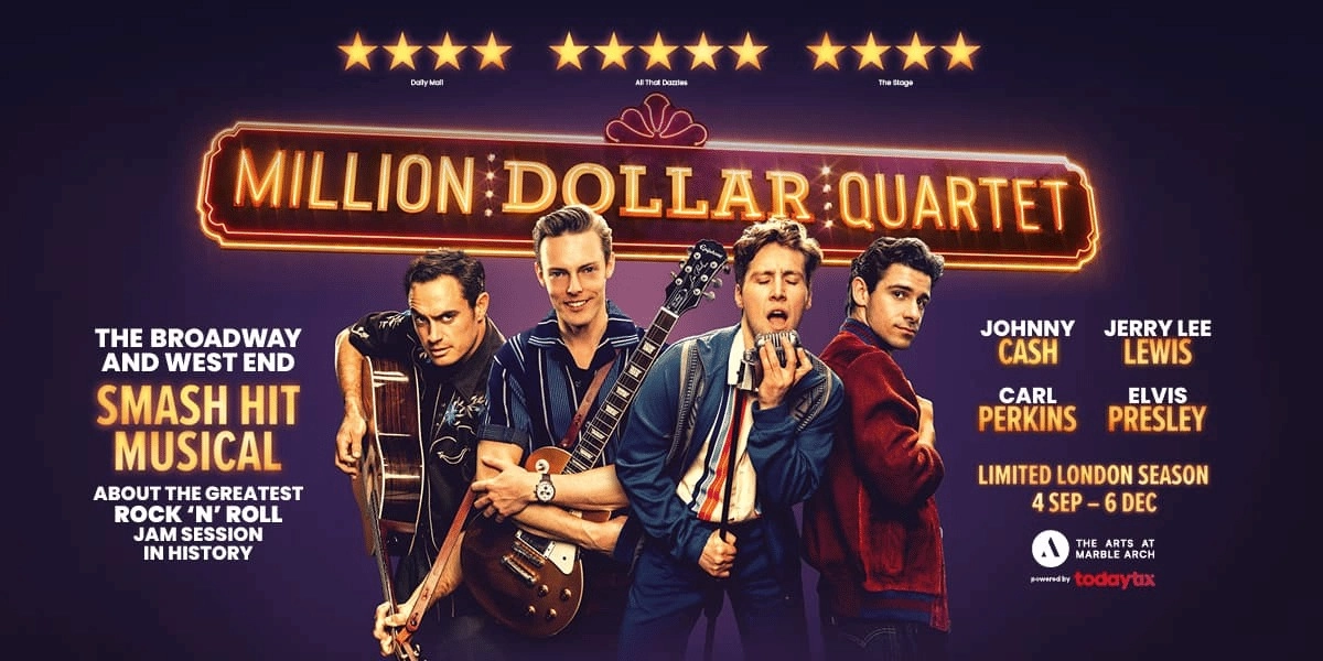 Event image for Million Dollar Quartet - The Arts at Marble Arch