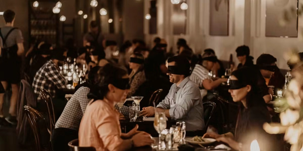 Event image for Dining in the Dark: A Unique Blindfolded Dining Experience at Pyramid Club