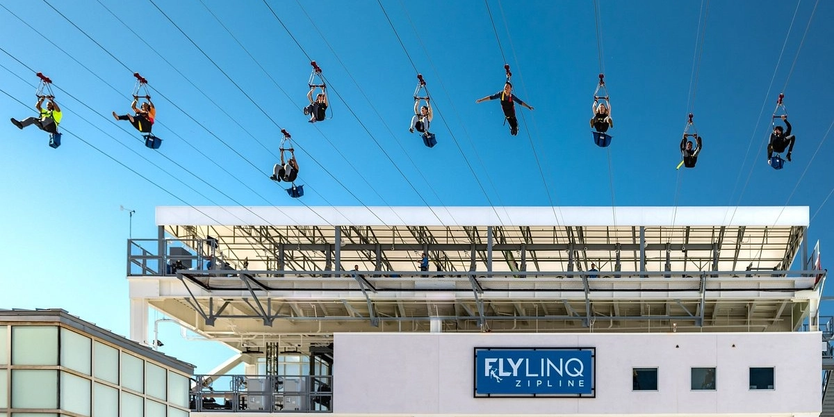 Fly LINQ Zipline at THE LINQ The LINQ Promenade Las Vegas