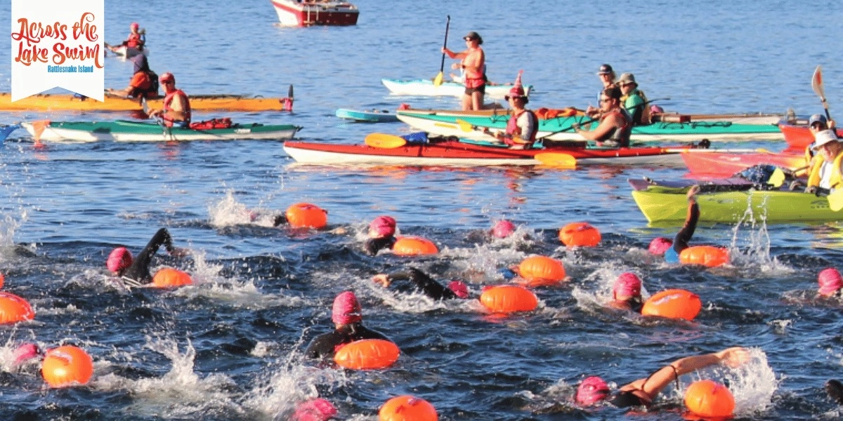 Image d'événement pour Across the Lake Swim Rattlesnake Island